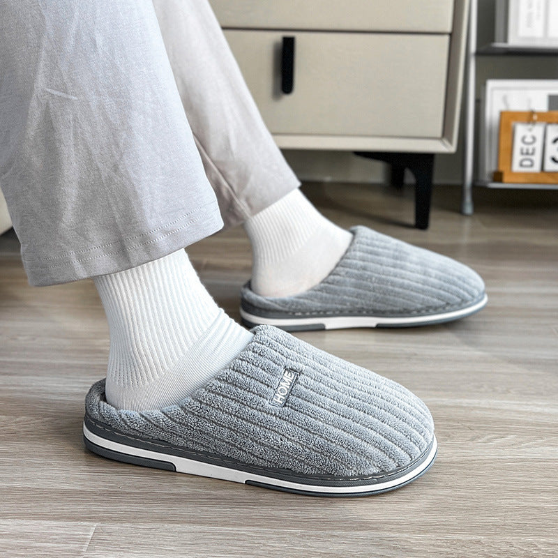 Simple Cotton Slippers Winter