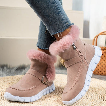 New Snow Boots Winter Warm Plush Ankle Boots