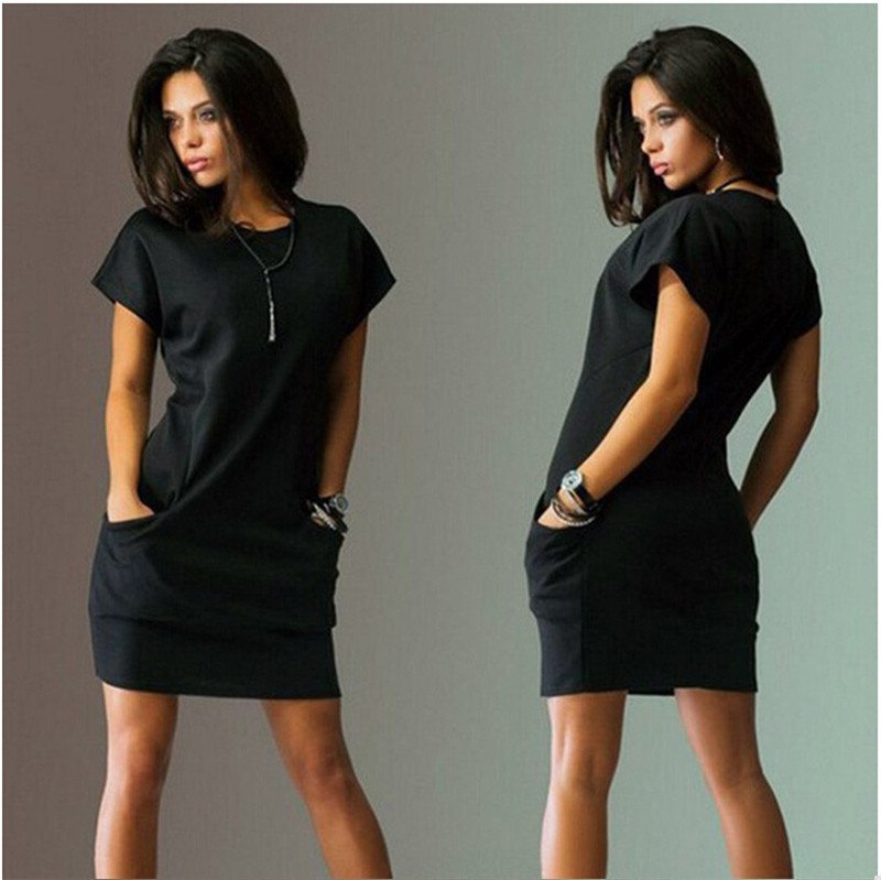 Summer Fashion Women Clothing Casual Short Sleeve O-Neck