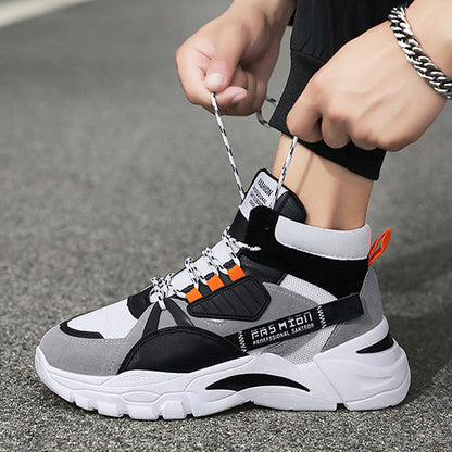 Zapatillas deportivas con cordones y colores a juego para hombre