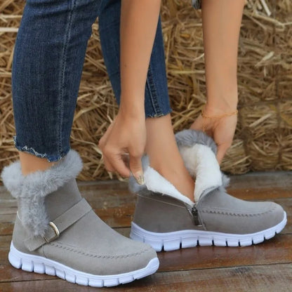 New Snow Boots Winter Warm Plush Ankle Boots