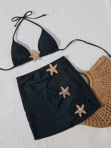 New Bikini Sexy Five-pointed Star Suit