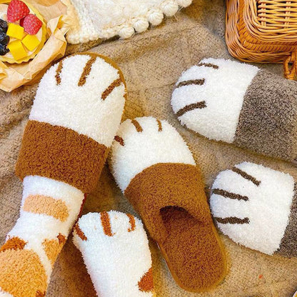 Pantuflas Paw Otoño Invierno Zapatos de casa Mujer