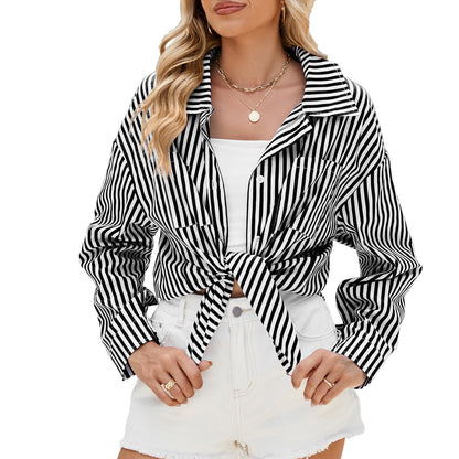 Fashion Striped Long Sleeve Shirt