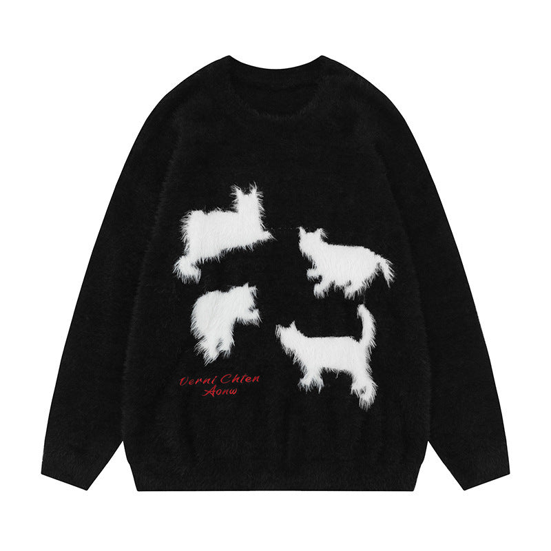 Sweet Cute Kitten Sweater For Women Winter Women's Clothing