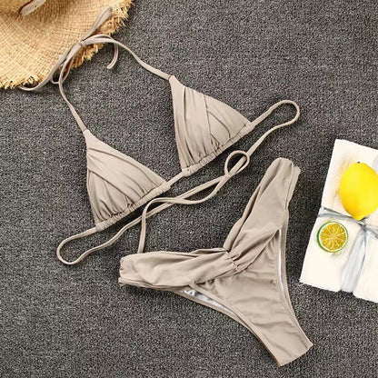 Traje de baño de playa de verano con abertura en bikini Ins Ropa de mujer