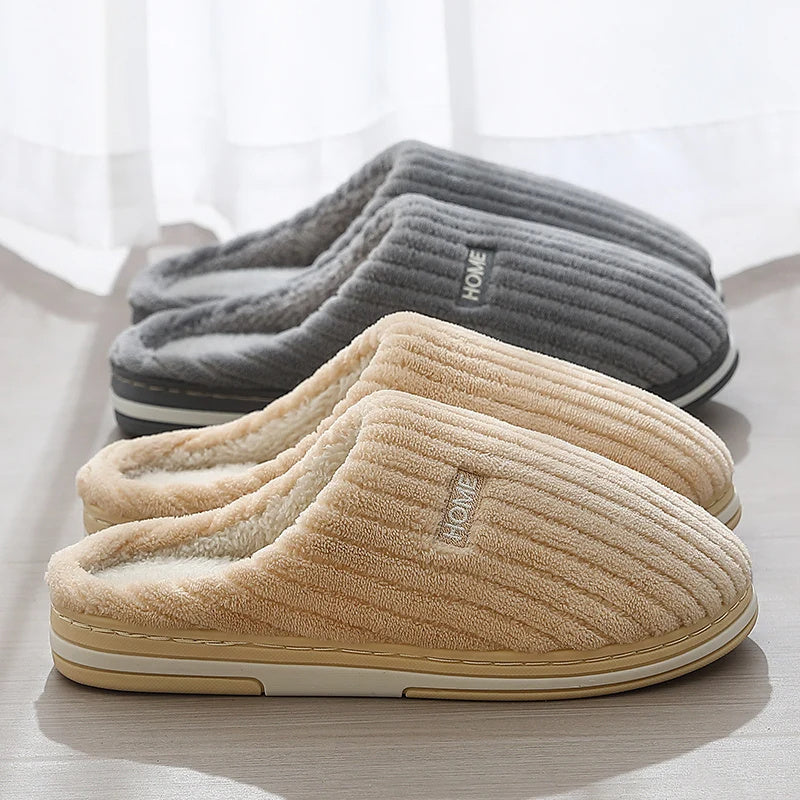 Simple Cotton Slippers Winter