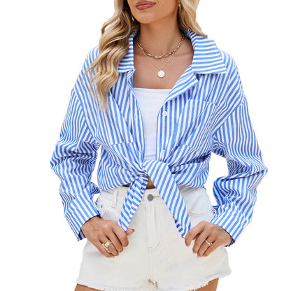 Fashion Striped Long Sleeve Shirt