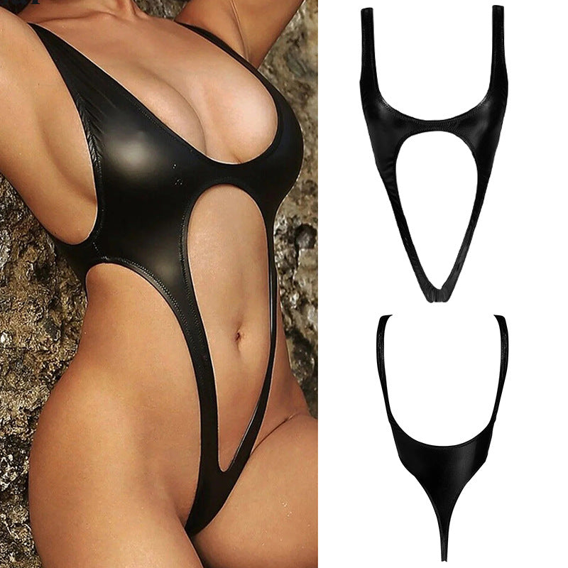 Women's Jumpsuit Exposed One Piece Swimsuit