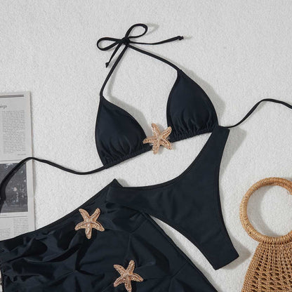 New Bikini Sexy Five-pointed Star Suit