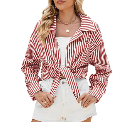 Fashion Striped Long Sleeve Shirt