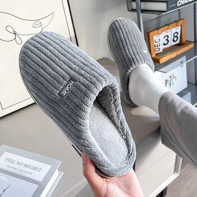 Simple Cotton Slippers Winter